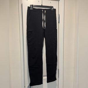 Figs Yola Skinny Scrub Black Pants Regular Rise excellent condition